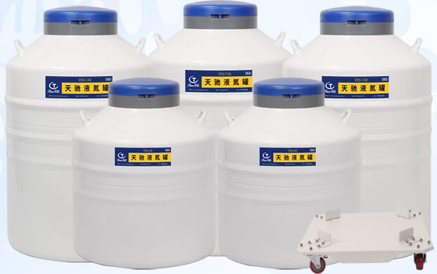 大口徑液氮生物容器都帶花盤么?